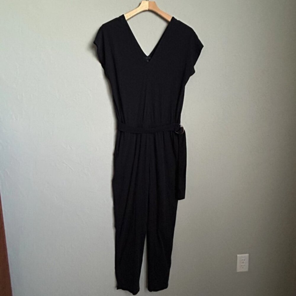 ATM Anthony Thomas Melillo Size S Black High Torison Jumpsuit Romper - Picture 2 of 14